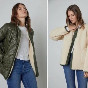 Velvet by Graham and Spencer Marisa Reversible Sherpa Quilted Jacket